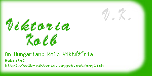 viktoria kolb business card